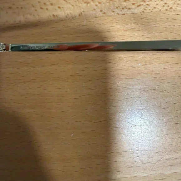 Saint Laurent Heart-Shaped Sunglasses - Black and Gold - Picture 5 of 5